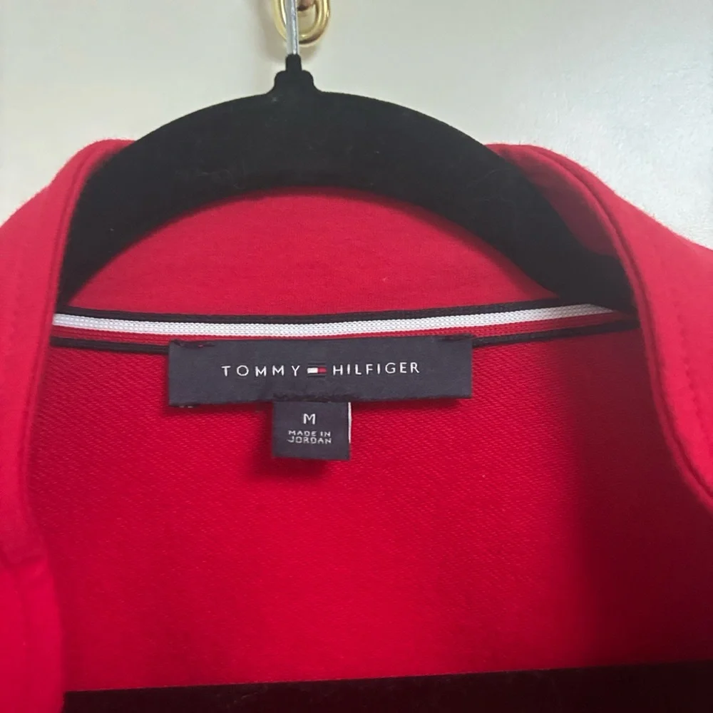 Tommy Hilfiger Red Cropped Blazer - Picture 3 of 9